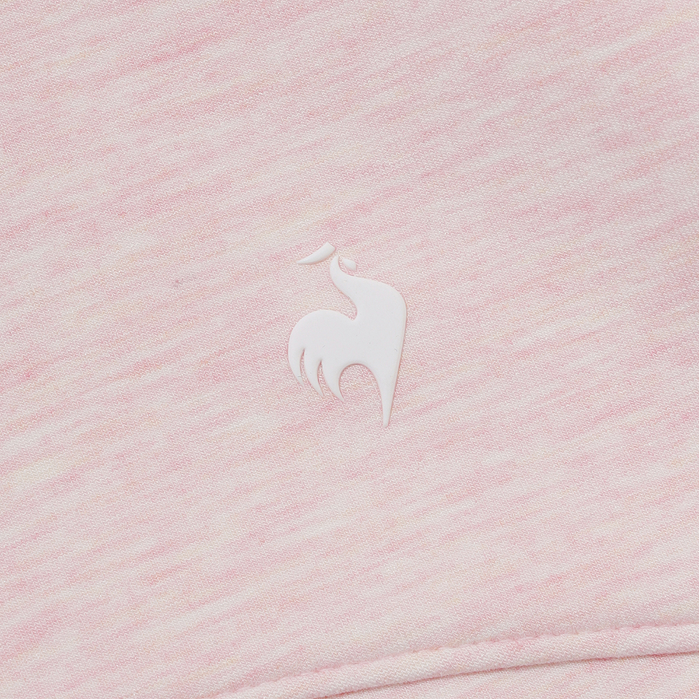 르꼬끄 스포르티브 여성 모달 더블텐션 루즈핏 하이넥 집업 - 핑크(QQ322OFT81)(le coq sportif Women's Modal Double Tension Loose-Fit Zip-Up Jacket Pink Melange) - 6