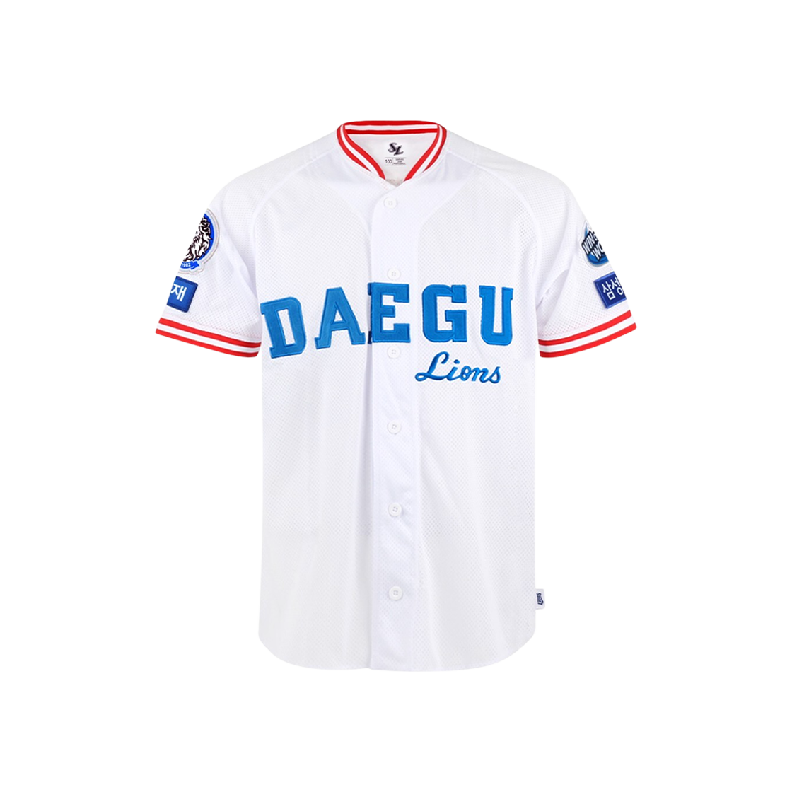- Samsung Lions 2025 Professional Daegu Home Uniform White (Non Marking Ver.)