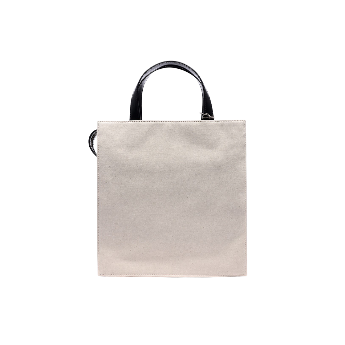 마르니 코튼 레더 토트백 블랙 내츄럴(Marni Cotton Leather Tote Bag Black Natural) - 2