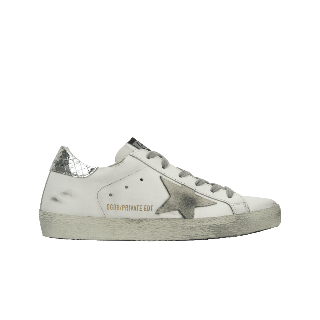 GWF00101-F000861-10417 (W) Golden Goose Superstar Sneakers White Gold