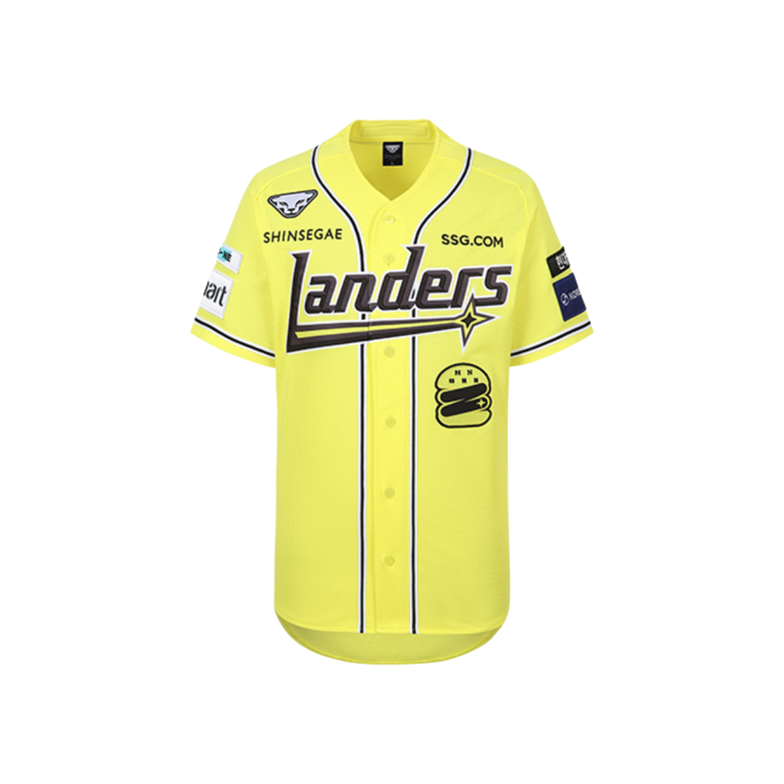 SSG 랜더스 다이나핏 25 어센틱 유니폼 옐로우 (논 마킹 버전)(SSG Landers Dynafit 25 Authenthic Uniform Yellow (Non Marking Ver.))