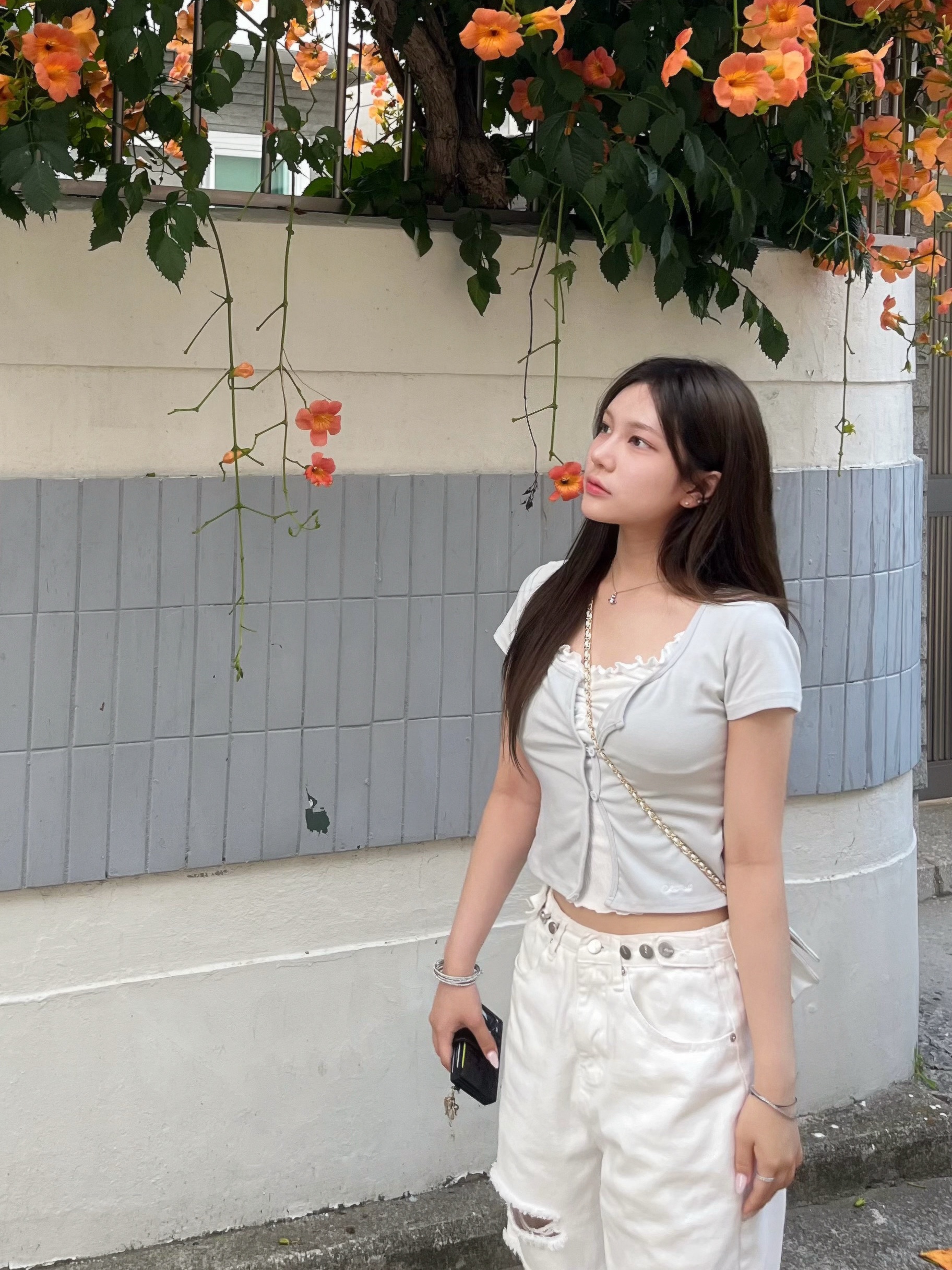 Dior Lady 5-Gusset Card Holder Patent Cannage Calfskin Black, Vivienne Westwood London Orb Pendant Silver 착용 스타일