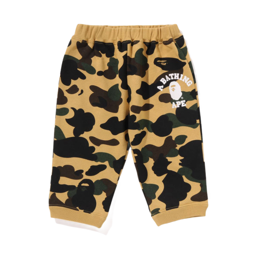 - (Kids) BAPE 1st Camo College Baby Pants Green