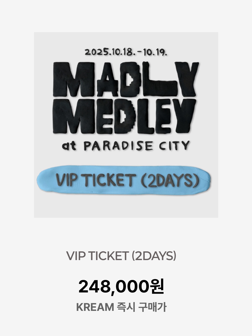 VIP TICKET (2DAYS) 착용 스타일 - 4