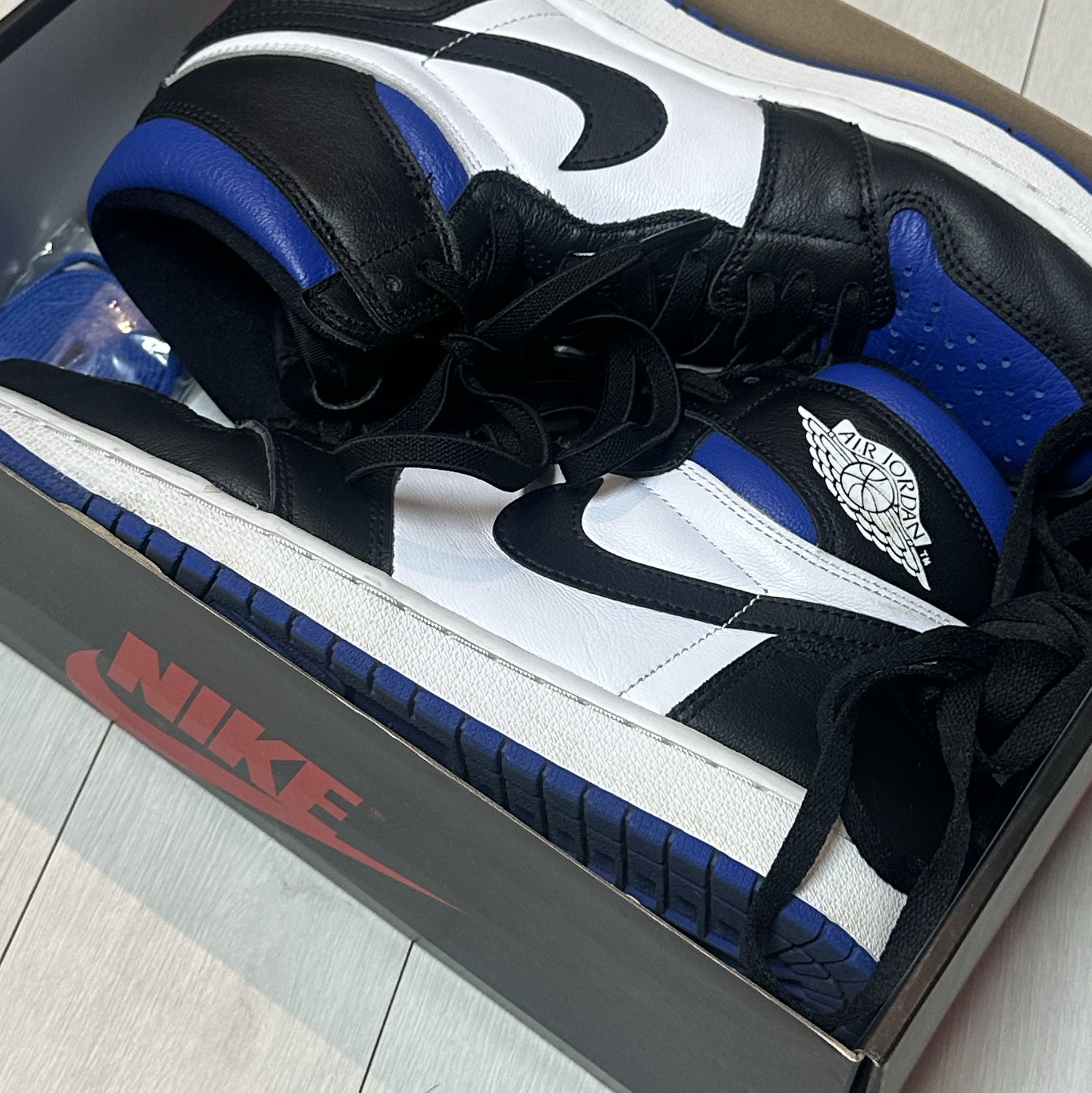 Jordan 1 Retro High OG Royal Toe 착용 스타일