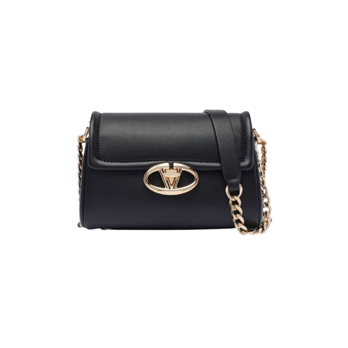 B0Q64ZFJ0NO Valentino Vlogo Shoulder Bag Black