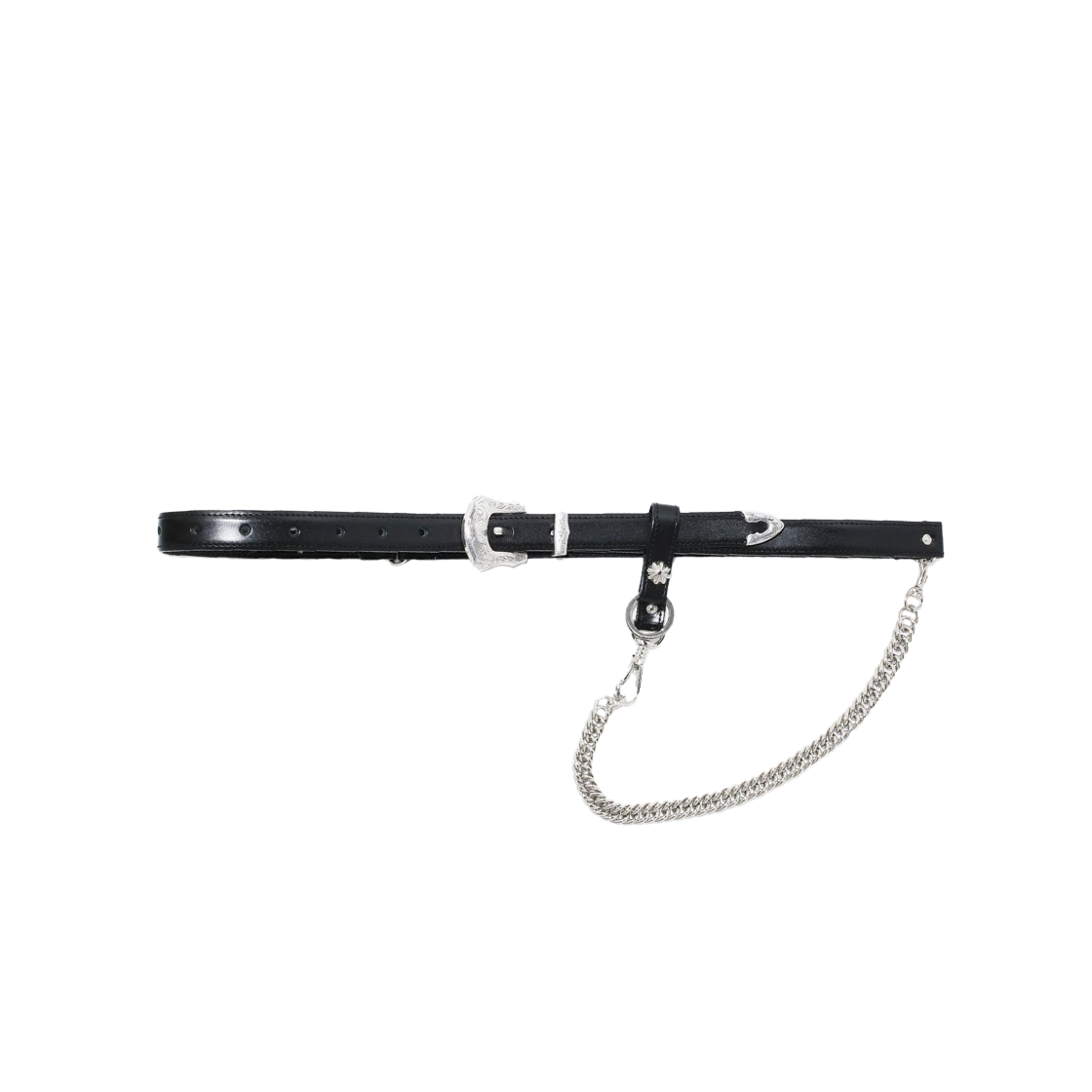 토가 투 체인 키 링 벨트 블랙 - 25FW(Toga Too Chain Key Ring Belt Black - 25FW)