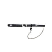 Toga Too Chain Key Ring Belt Black - 25FW