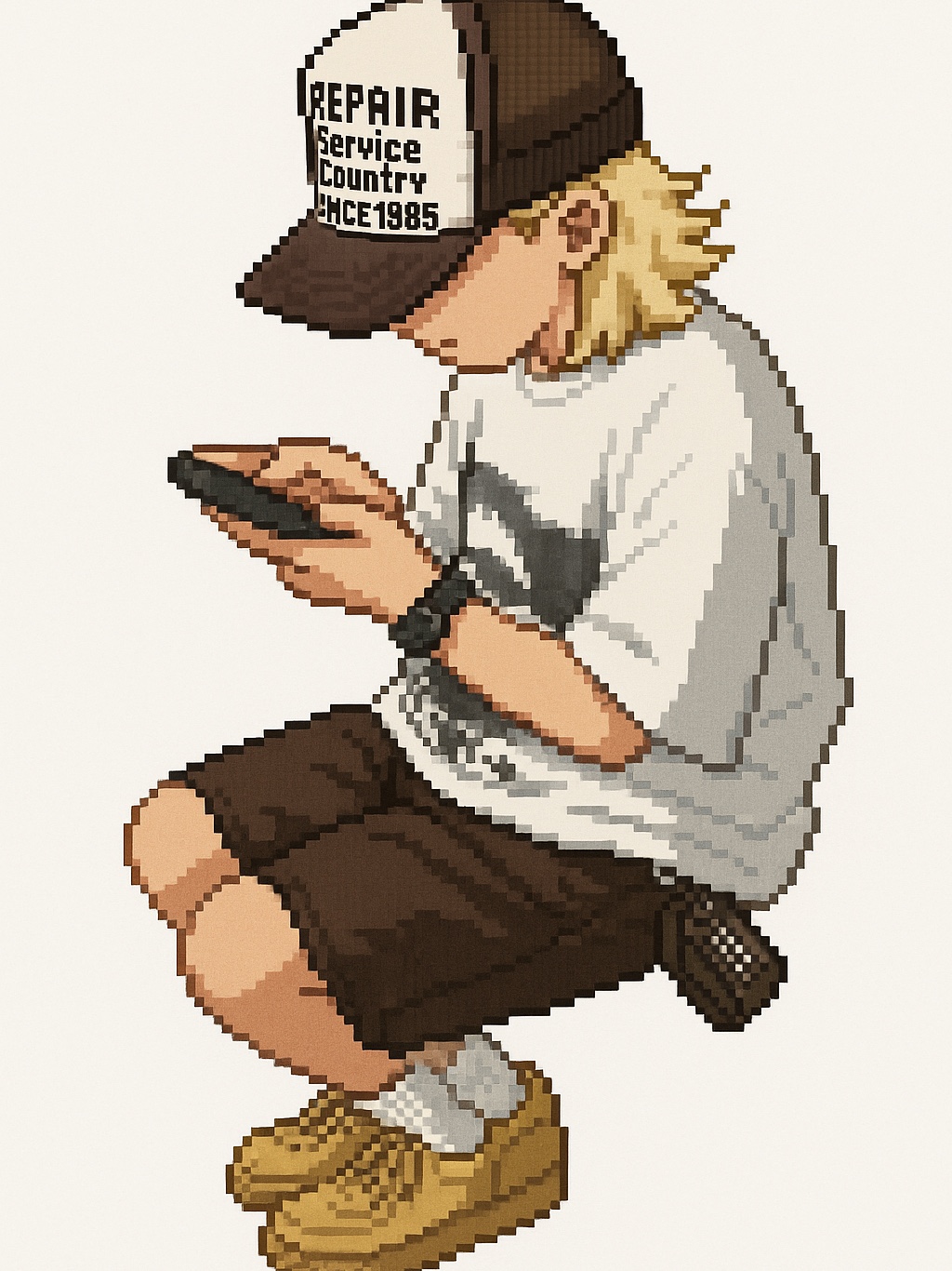 Clarks x Supreme Wallabee Tan, Stussy Washed Canvas Big OL' Shorts Brown 착용 스타일 - 2
