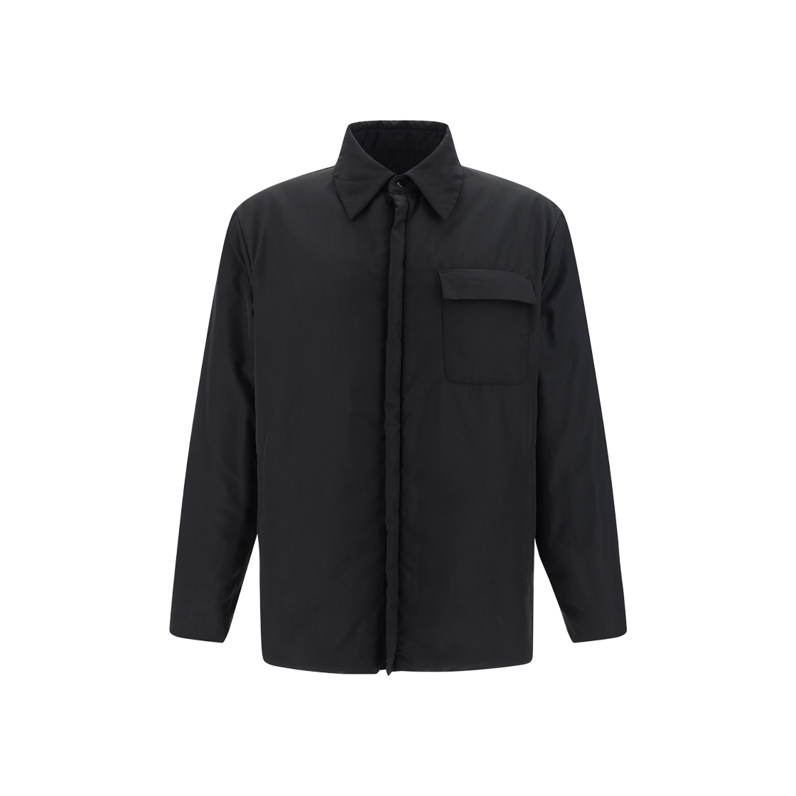 CJJ109VFMXM Valentino Toile Iconographe Nylon Shirt Jacket Black