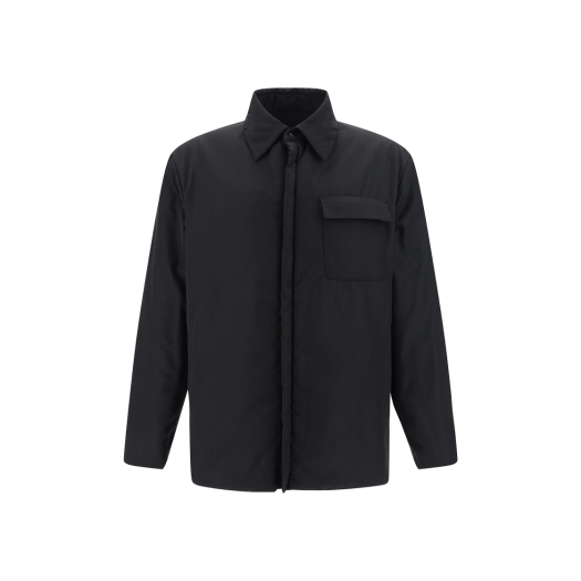CJJ109VFMXM Valentino Toile Iconographe Nylon Shirt Jacket Black