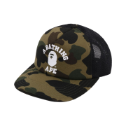 BAPE 1st Camo College Mesh Cap Green