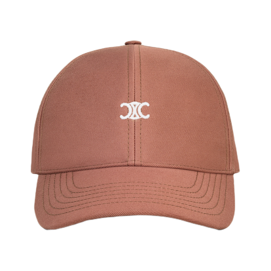 【★希少★】CELINE CAP CUIVRE ROSE W) 셀린느 트리옹프 베이스볼 캡 개버딘 코튼 워시드 퀴브레