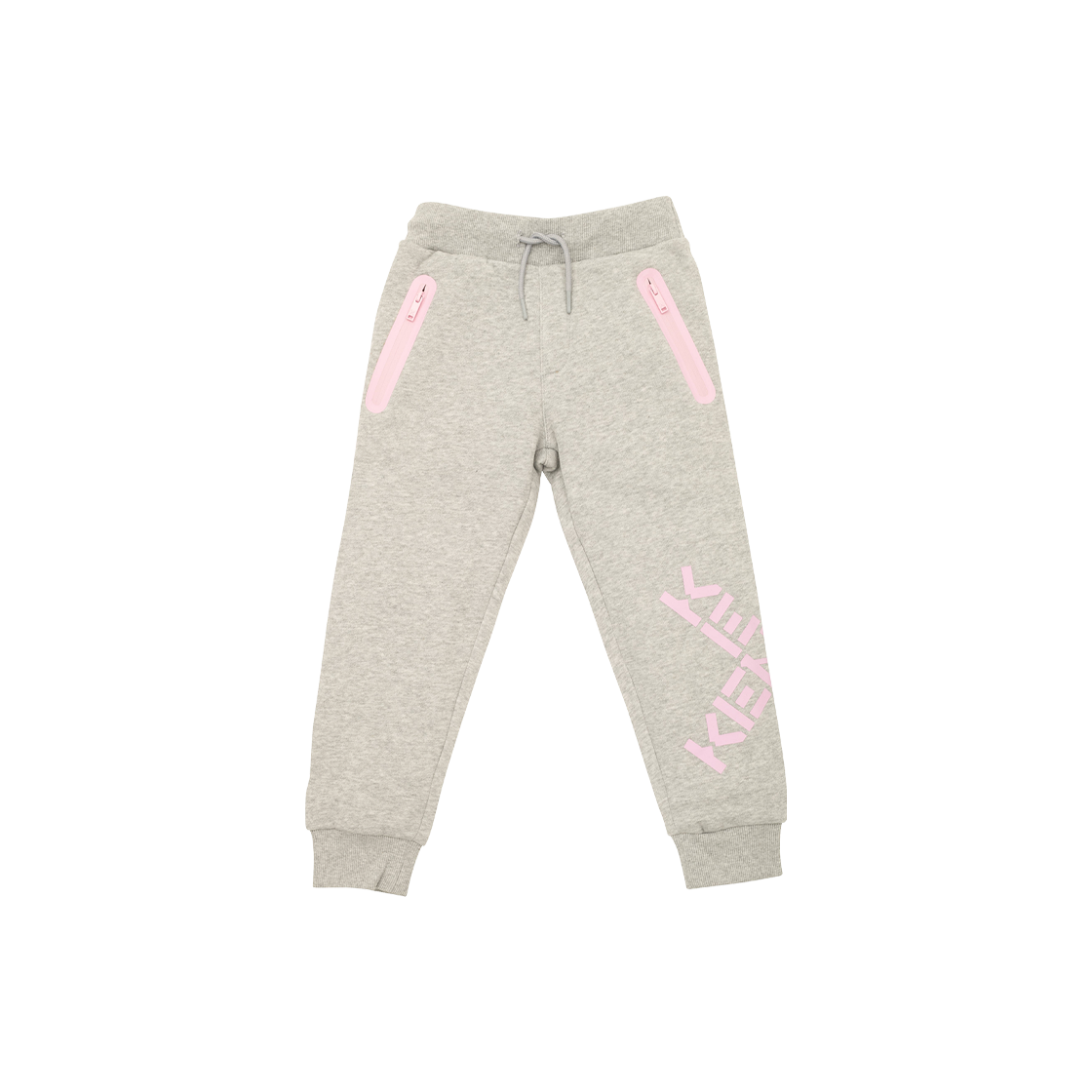 (키즈) 겐조 사이드 로고 트랙 팬츠 그레이((Kids) Kenzo Side Logo Track Pants Grey)