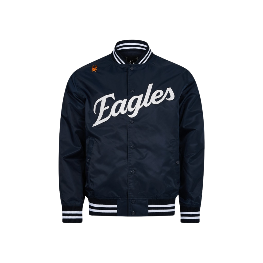 SBKPCNJK804M-NVY Hanwha Eagles Spyder 25 Fashion Line Nylon Varsity Jacket Navy