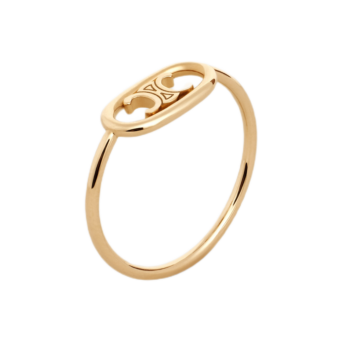 (W) 셀린느 마이옹 트리옹프 링 옐로우 골드((W) Celine Maillon Triomphe Ring in Yellow Gold) - 2