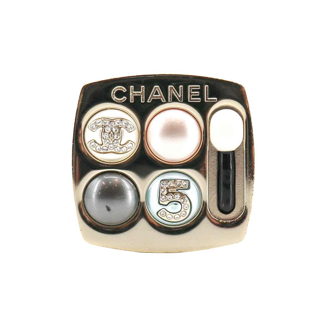 샤넬 아이섀도우 팔레트 펄 크리스탈 브로치(Chanel Eyeshadow Palette Pearl Crystal Brooch)