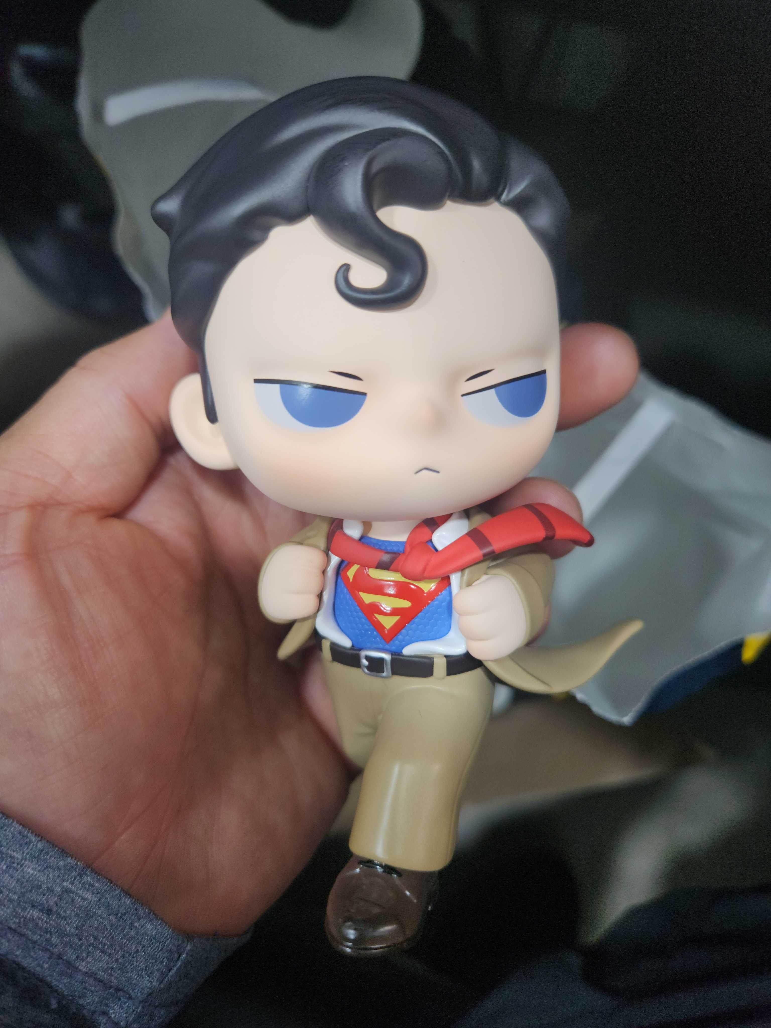 Pop Mart Superman Kubo Figurine 착용 스타일 - 1