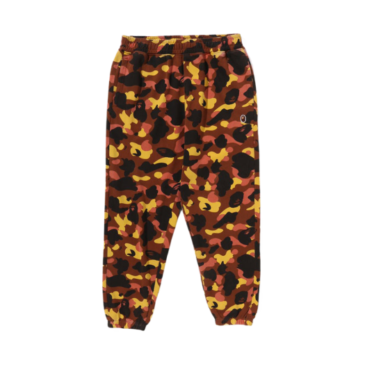 - BAPE 1st Camo One Point Relaxed Fit Sweat Pants Orange