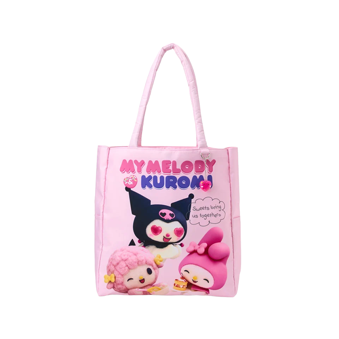 산리오 마이 멜로디 & 쿠로미 넷플릭스 오리지널 애니메이션 마이 멜로디 & 쿠로미 토트백(Sanrio My Melody & Kuromi Netflix Original Animation My Melody & Kuromi Tote Bag)