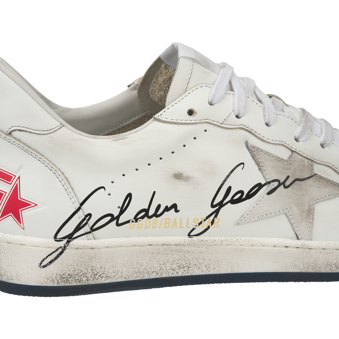 골든구스 볼 스타 블루 레드 화이트탭 스니커즈(Golden Goose Ball Star Blue Red White Heel Tab Sneakers) - 7
