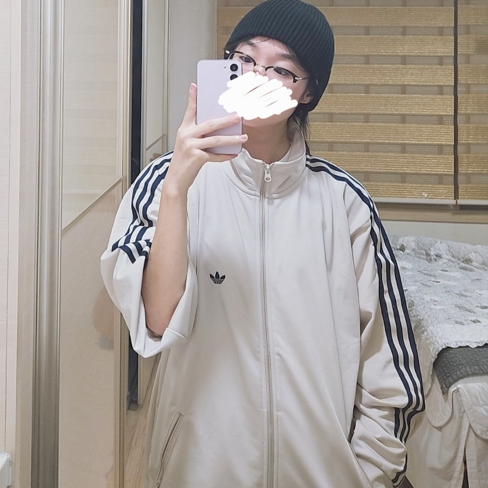 Adidas Originals Beckenbauer Track Top Bliss - KR Sizing 착용 스타일 - 2