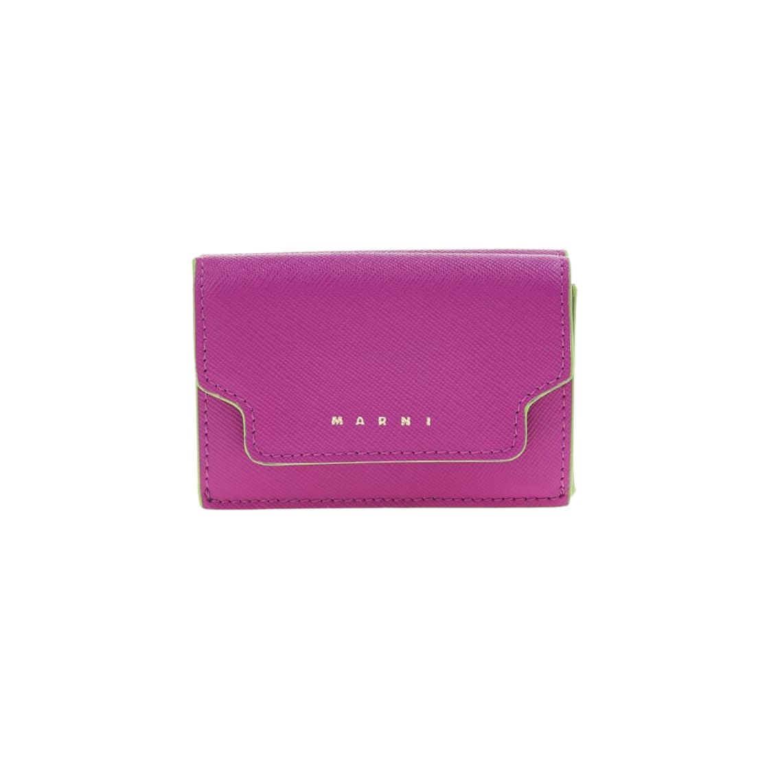 마르니 사피아노 트라이폴드 월렛 퍼플(Marni Saffiano Tri-Fold Wallet Purple)