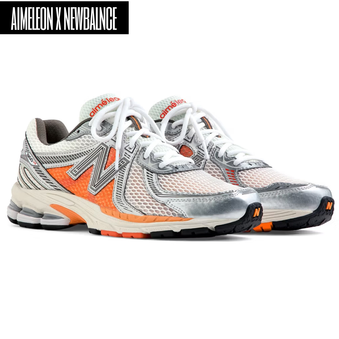 New Balance x Aime Leon Dore 860v2 Pink, New Balance x Aime Leon Dore 860v2 Black Multi 착용 스타일 - 2