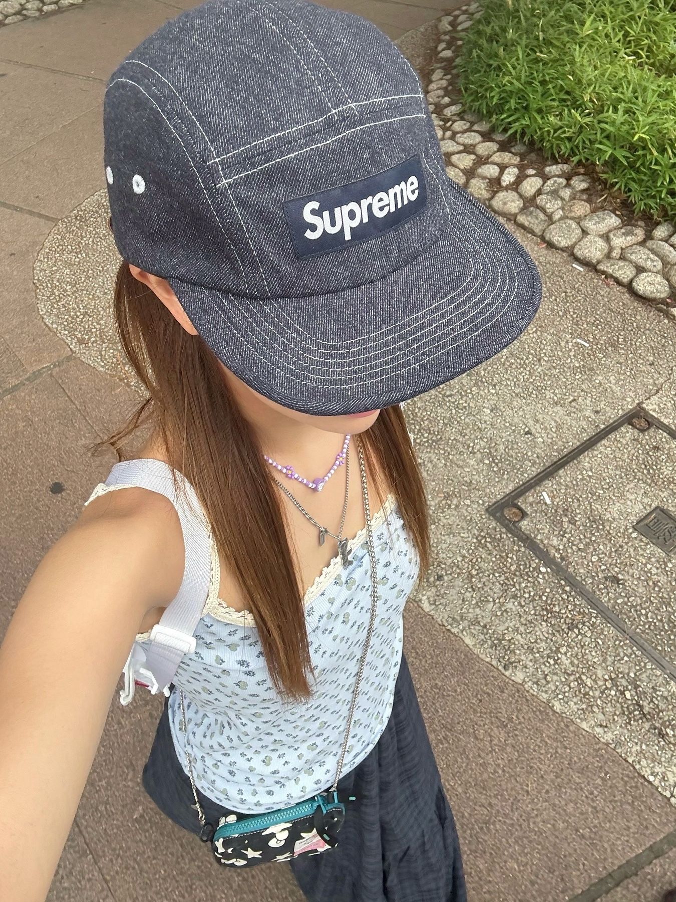 Supreme Wool Camp Cap Denim - 24FW, Heaven by Marc Jacobs Friendship Necklace Set Silver Ox (Set of 2) 착용 스타일