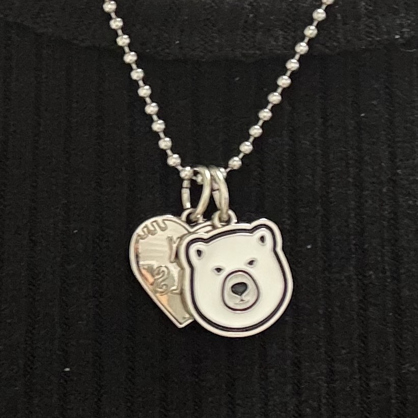 Human Made Animal Keyring Silver 착용 스타일 - 1