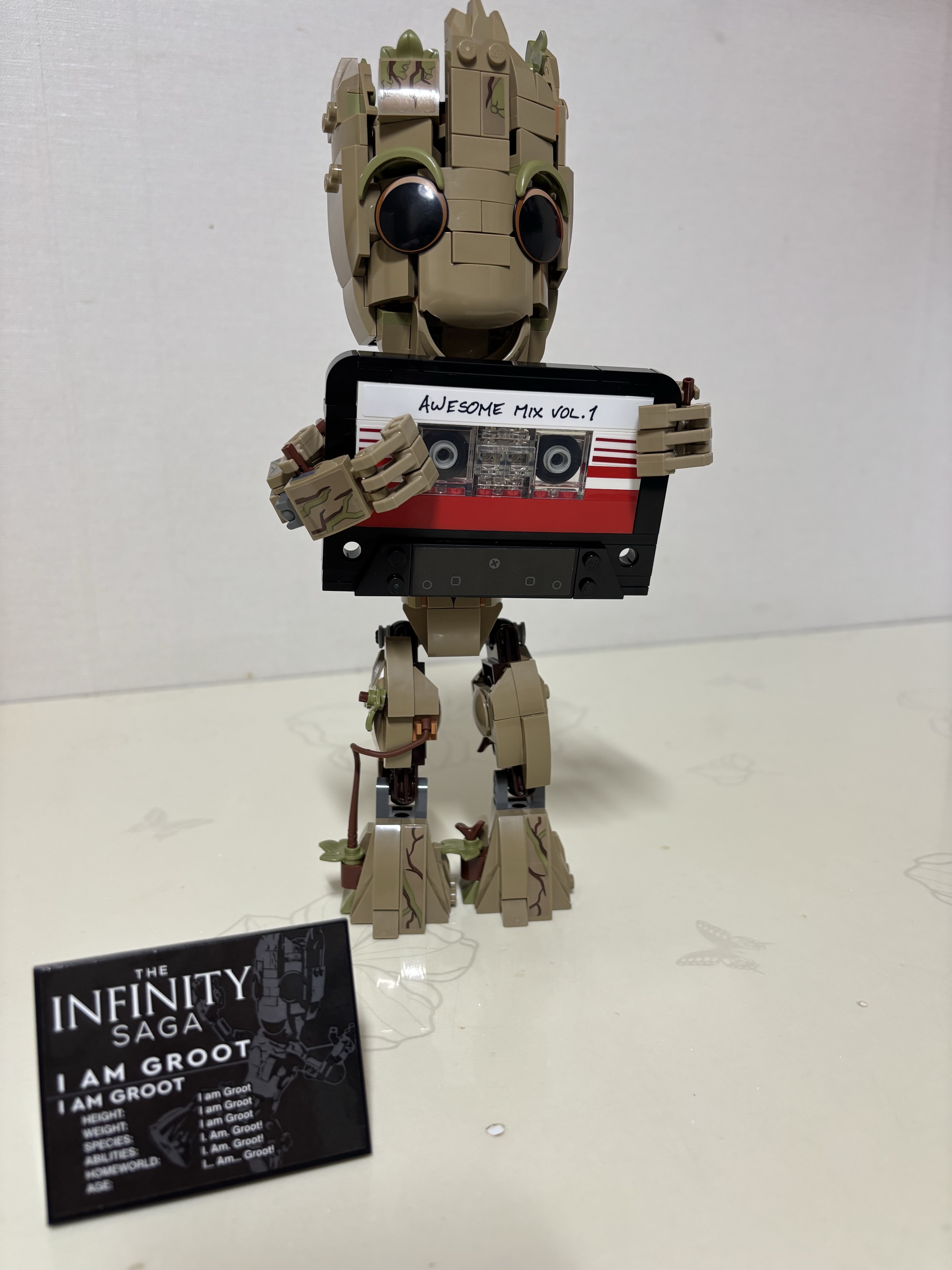 Lego Marvel I Am Groot 착용 스타일