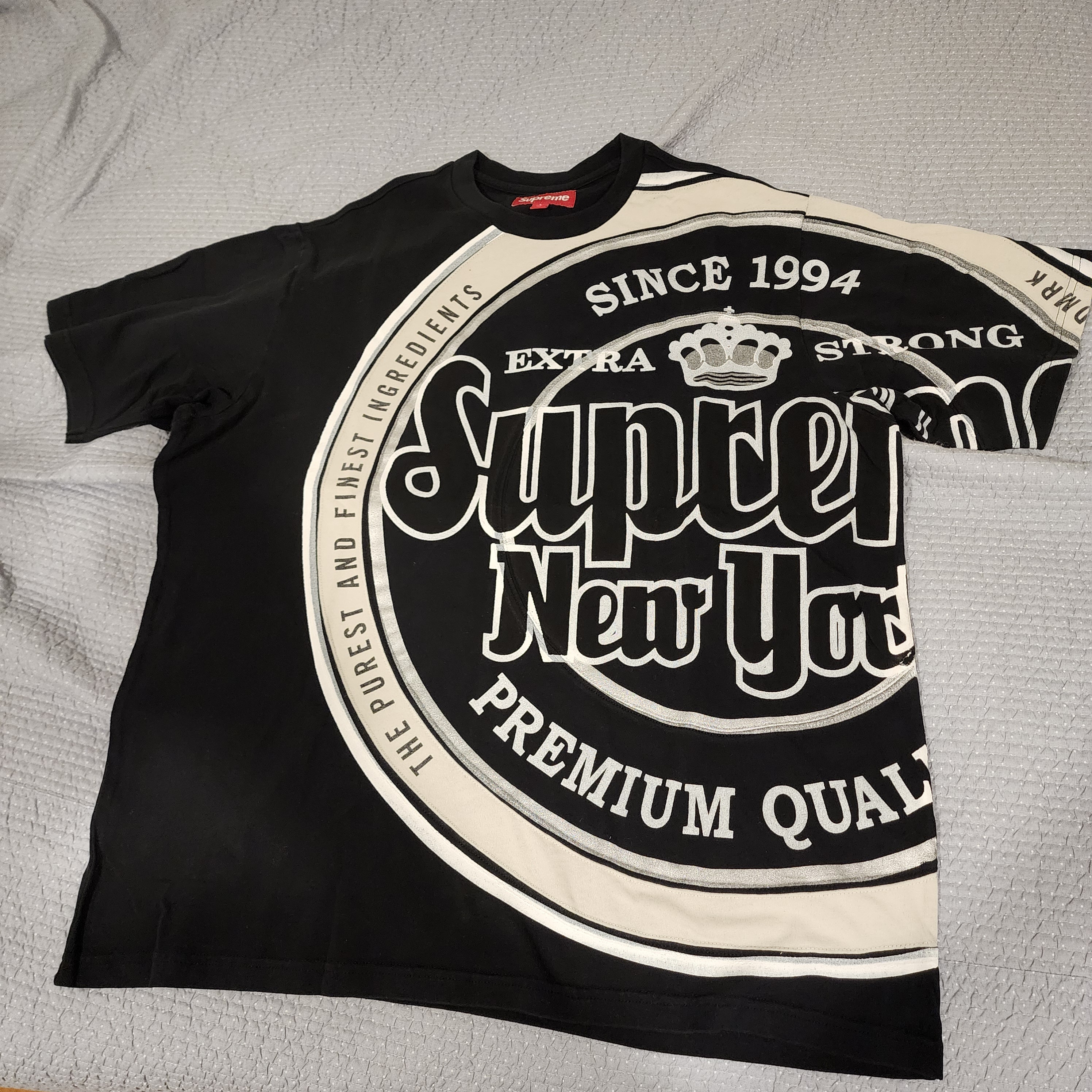 Supreme Lager S/S Top Black - 25SS 착용 스타일 - 1