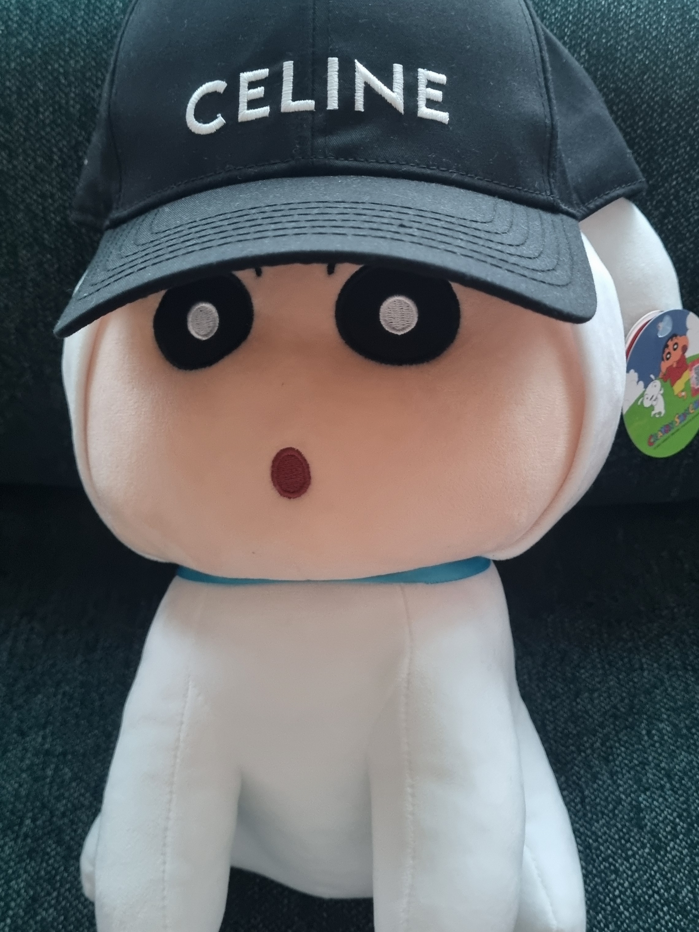 Celine Baseball Cap in Cotton Black 착용 스타일
