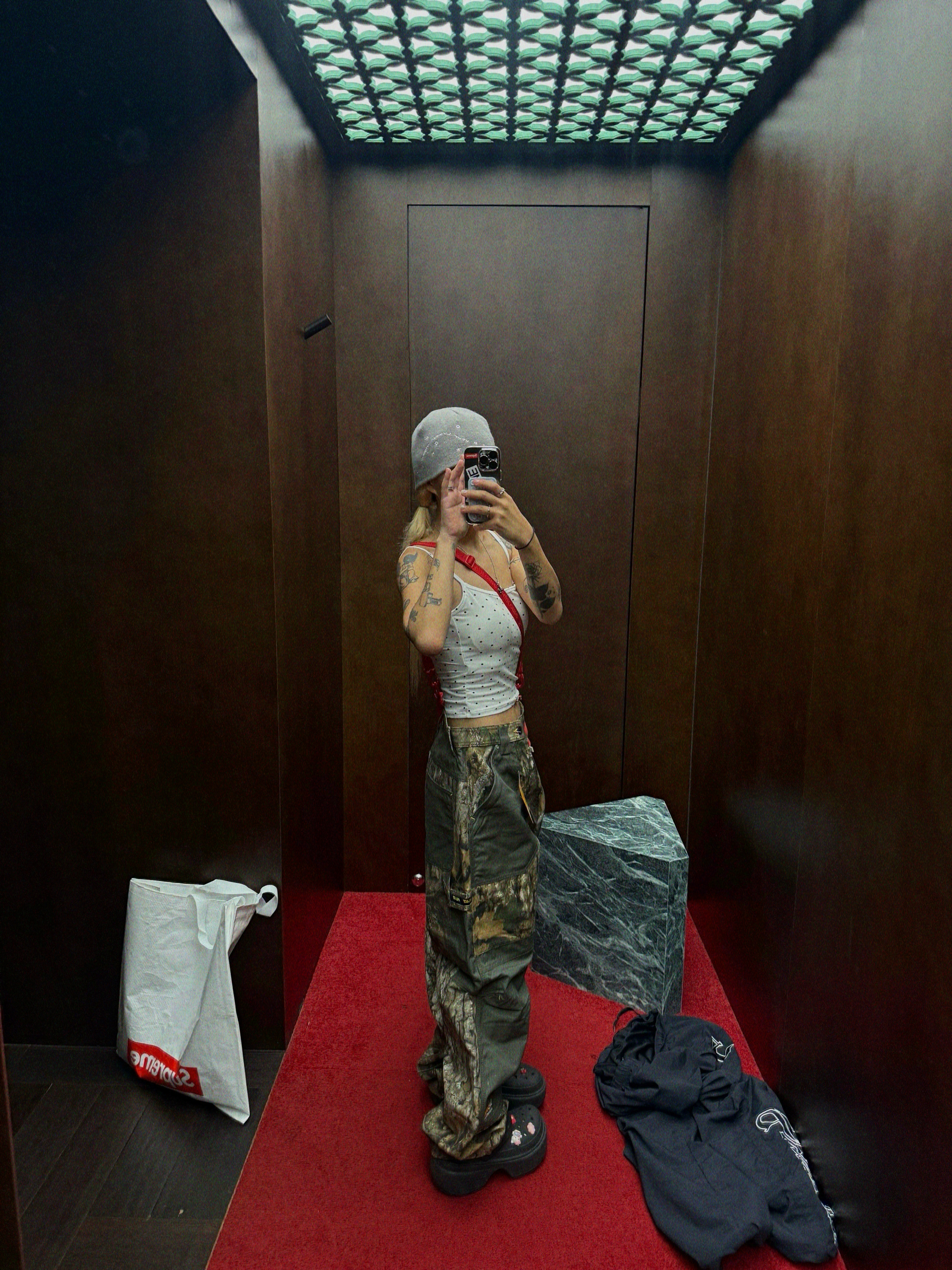 Palace Cordura Duck Canvas Jean Realtree - 24FW 착용 스타일
