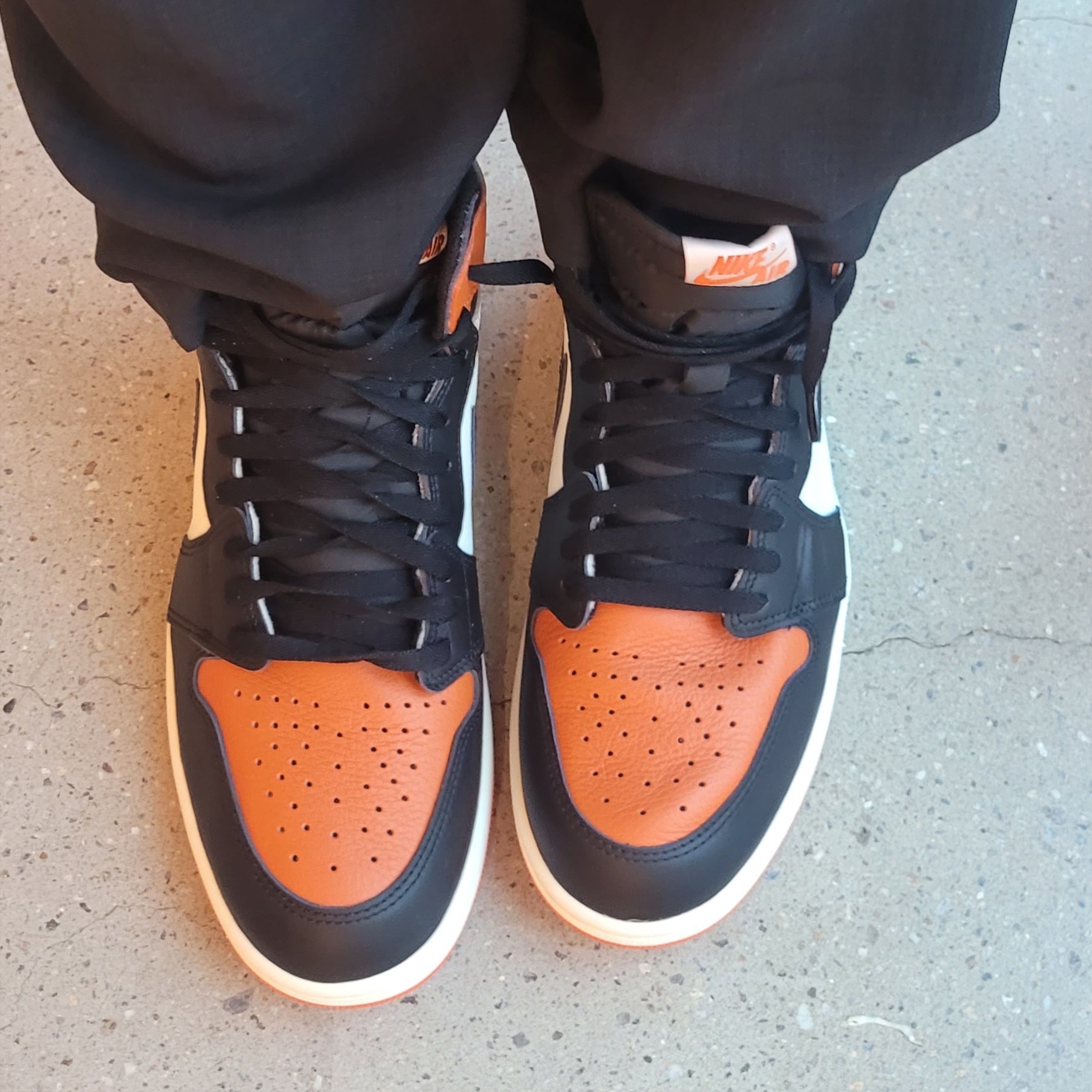 Jordan 1 Retro High OG Shattered Backboard 착용 스타일 - 3