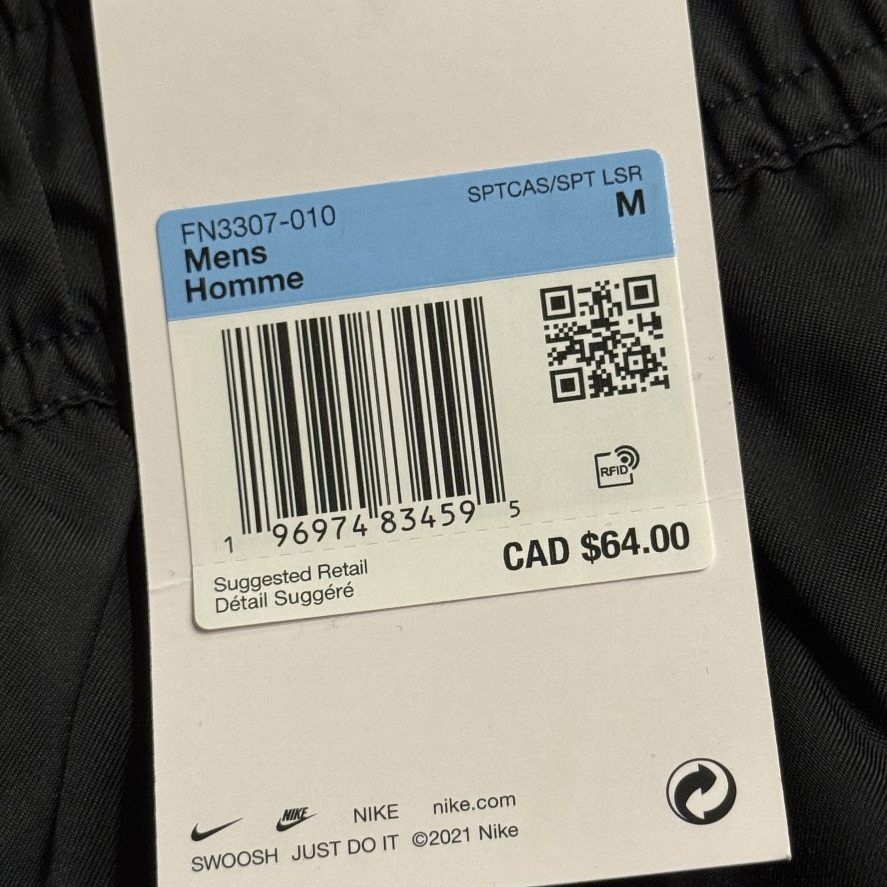 Nike Club Woven Flow Shorts Black - US/EU 착용 스타일 - 2