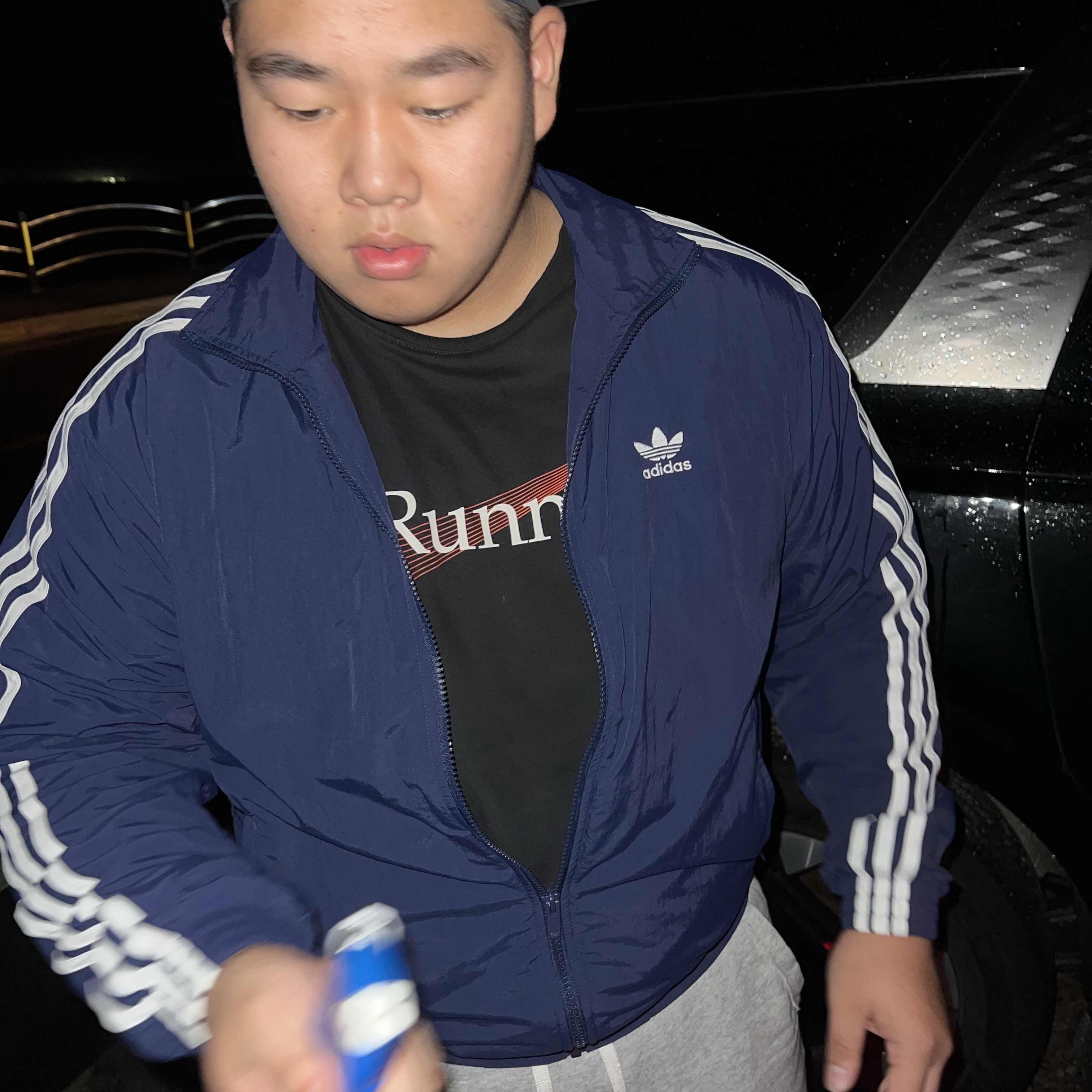 Adidas Adicolor Woven Firebird Track Top Night Indigo - KR Sizing 착용 스타일 - 1
