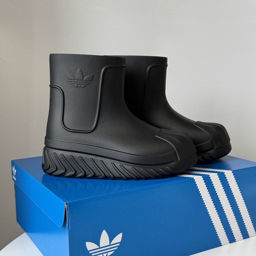 (W) Adidas Adifom Superstar Boot Black, (W) Adidas Adifom Superstar Boot Sandy Pink 착용 스타일 - 1