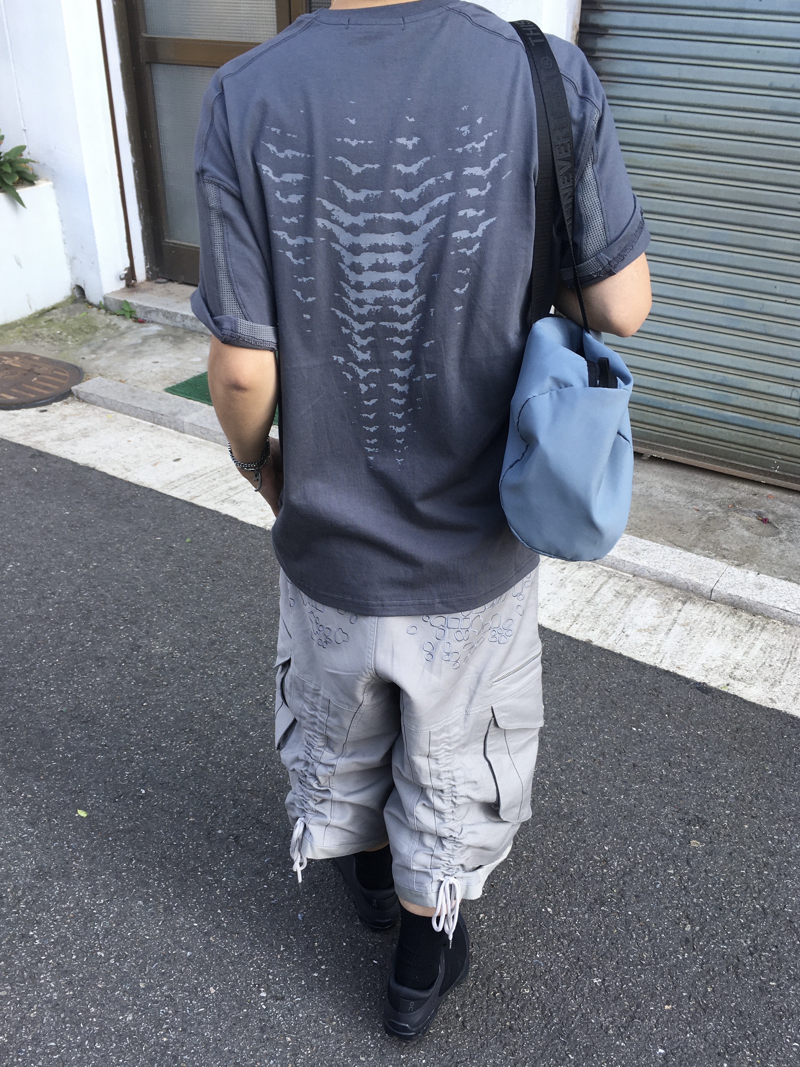 Ignota Core:11 Carapace SS T Shirts Charcoal, On Running x Post Archive Faction (Paf) Cloudventure Peak All Black 착용 스타일