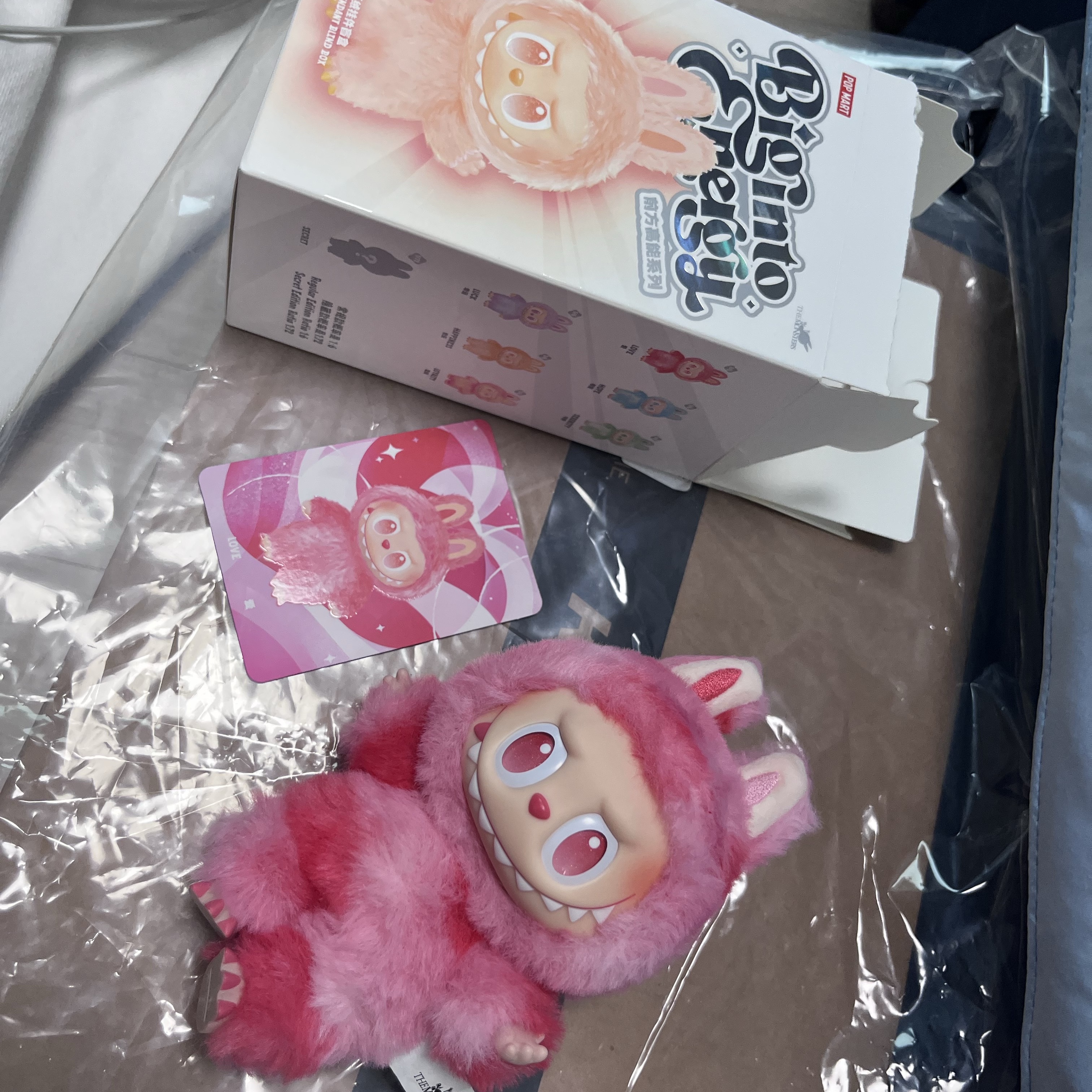 Pop Mart Labubu The Monsters Highlight Series Sealed Case (6 Blind Boxes), Pop Mart Crybaby Wild But Cutie Series Vinyl Plush Pendant (6 Blind Boxes) 착용 스타일 - 2