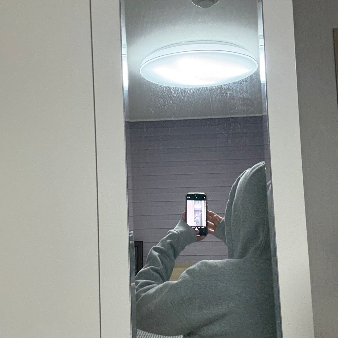 Farfromwhat Far Wave Logo Hoodie Ash Gray 착용 스타일