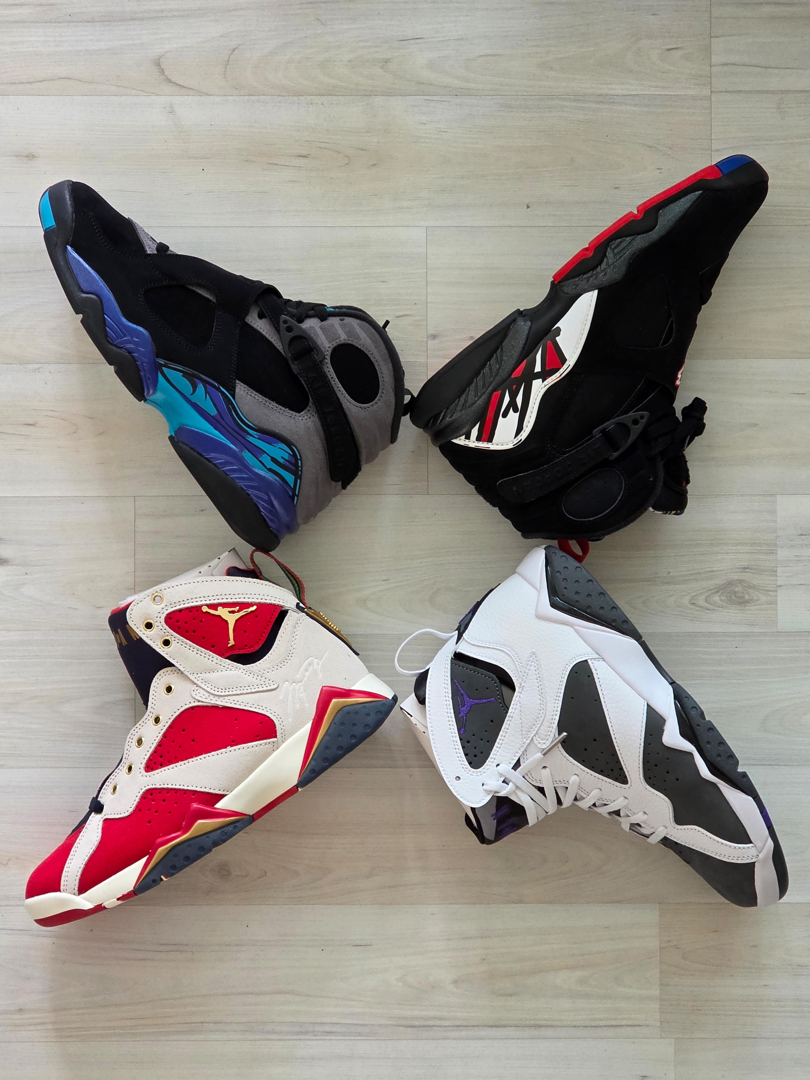 Jordan 8 Retro Aqua 2025, Jordan 8 Retro Playoffs 2023 착용 스타일 - 8