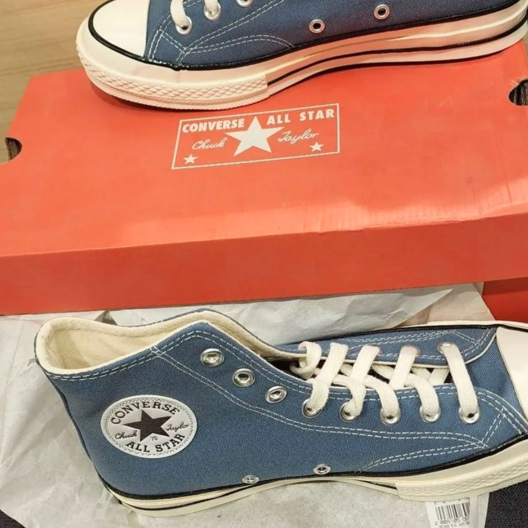 Converse Chuck 70 High Seasonal Color Deep Waters 착용 스타일