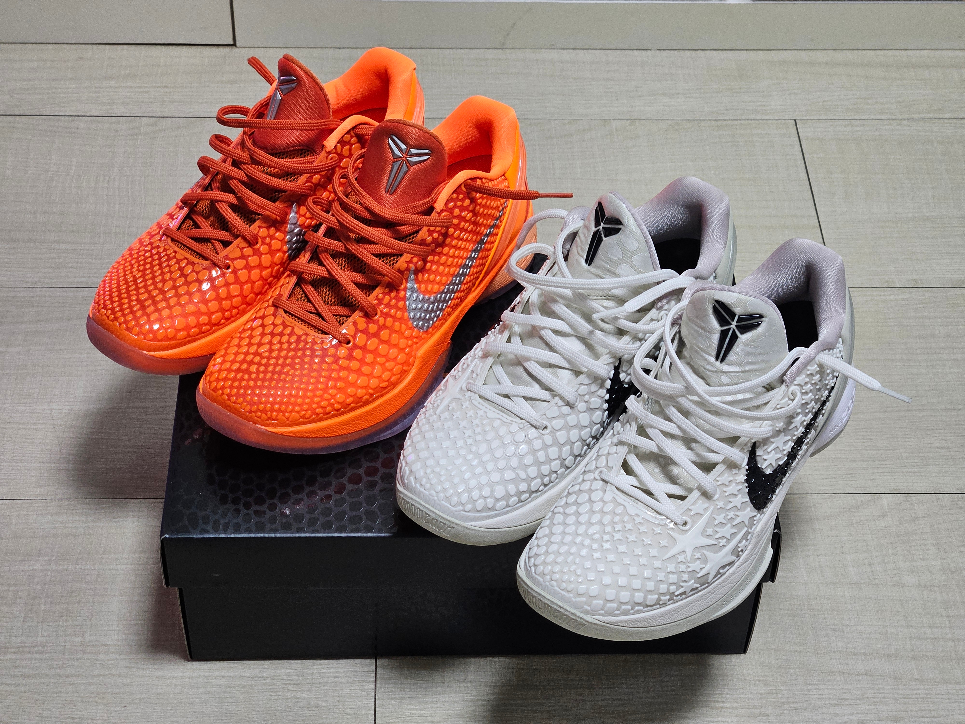 Nike Kobe 6 Protro Total Orange, Nike Kobe 6 Protro Sail 착용 스타일 - 4