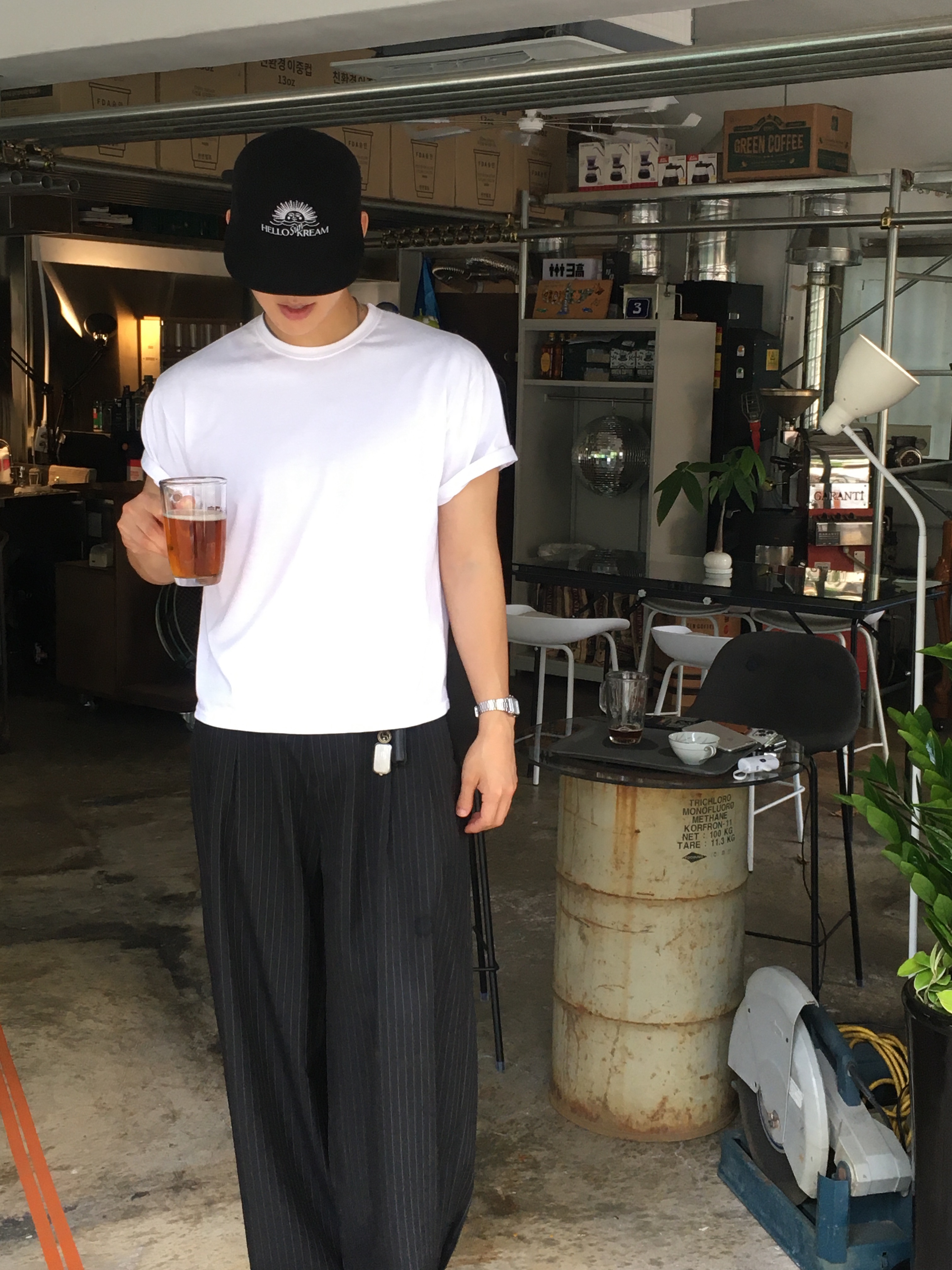 Dr. Martens 1461 Smooth Black 착용 스타일 - 2