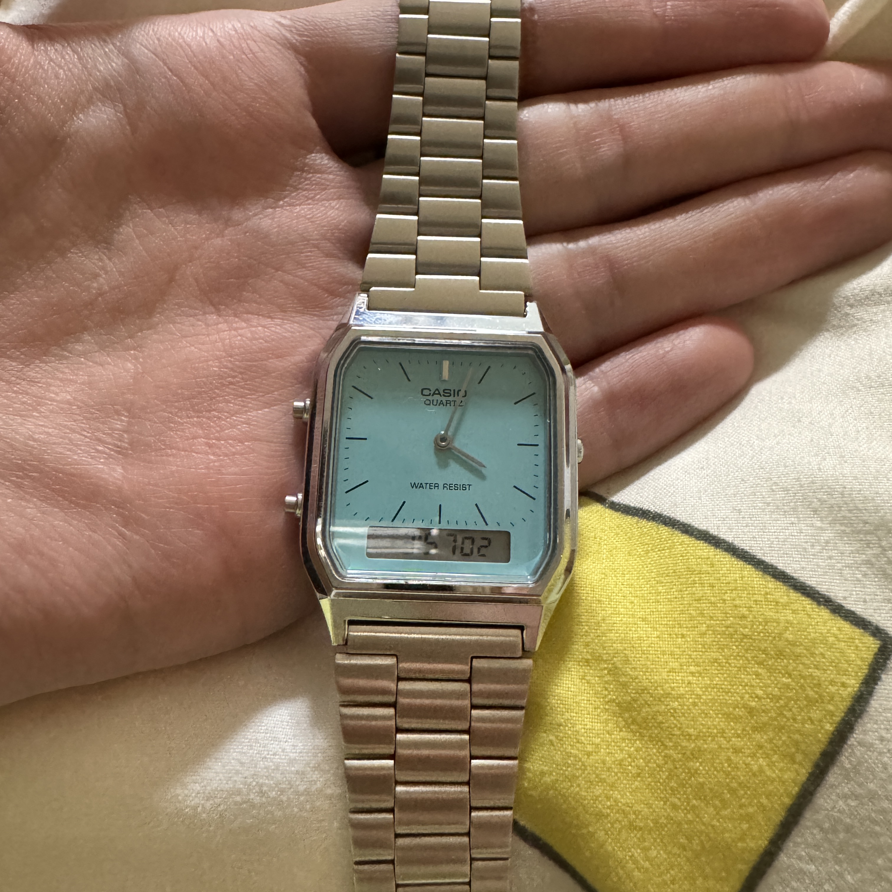 Casio AQ-230A-2A2MQY 착용 스타일