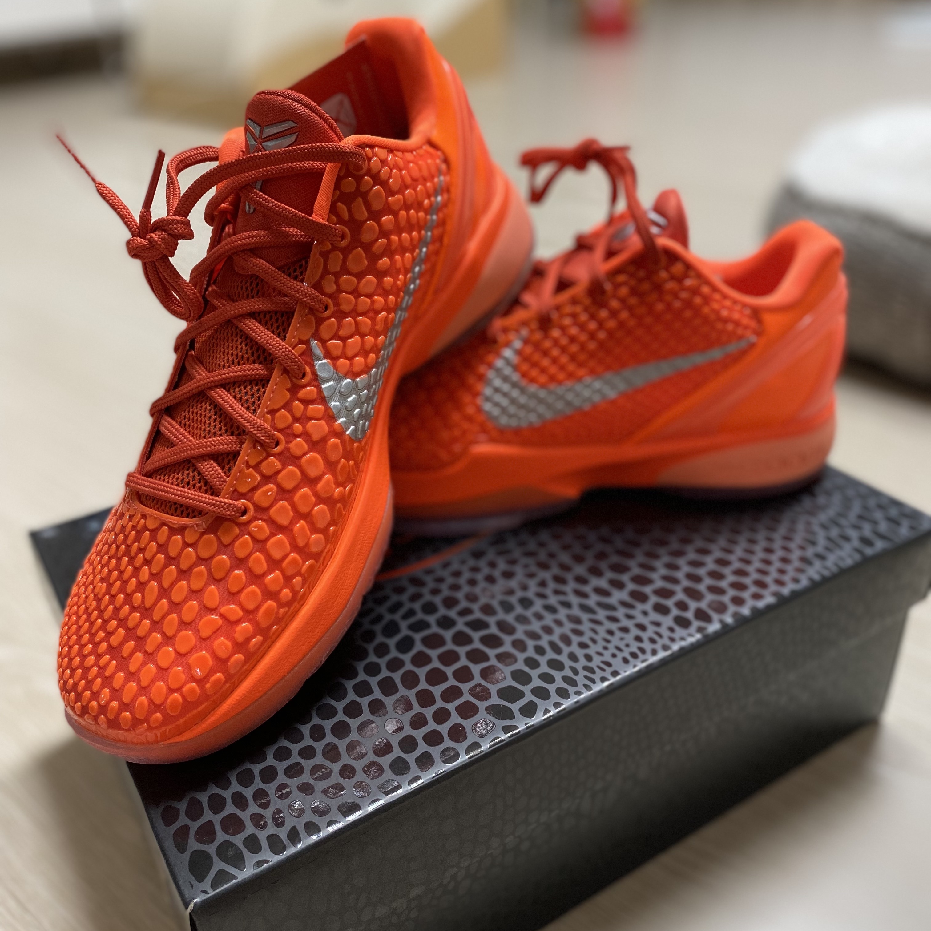 Nike Kobe 6 Protro Total Orange 착용 스타일 - 1