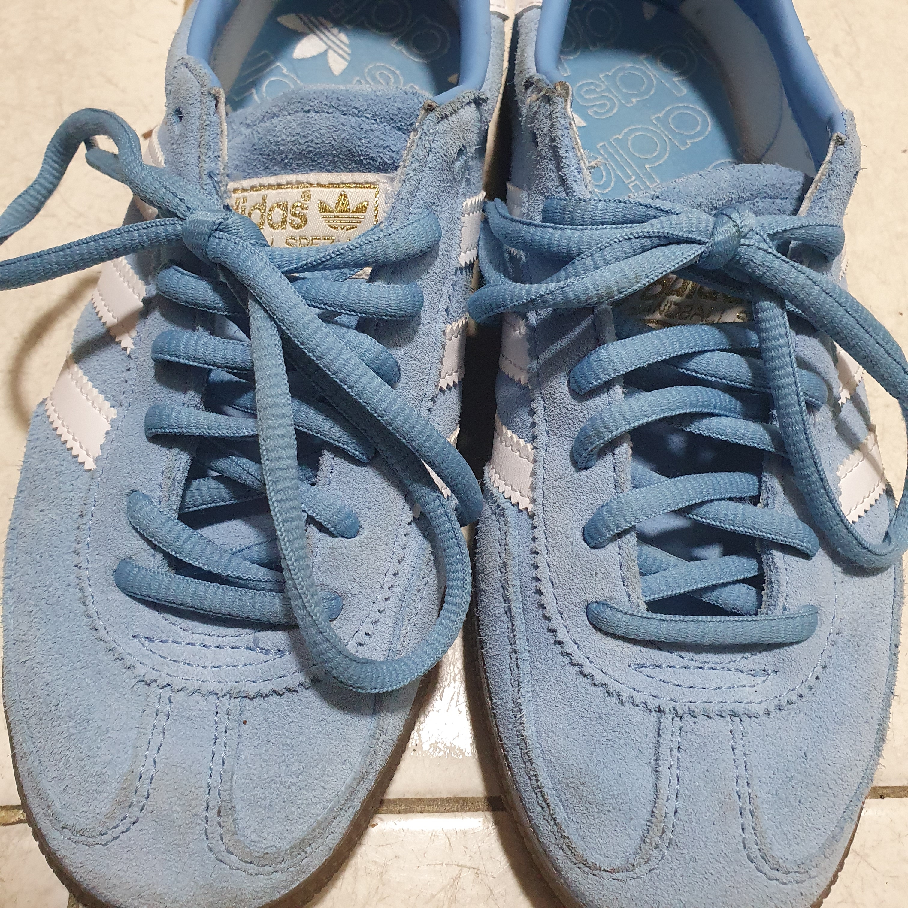 Adidas Spezial Handball Light Blue 착용 스타일