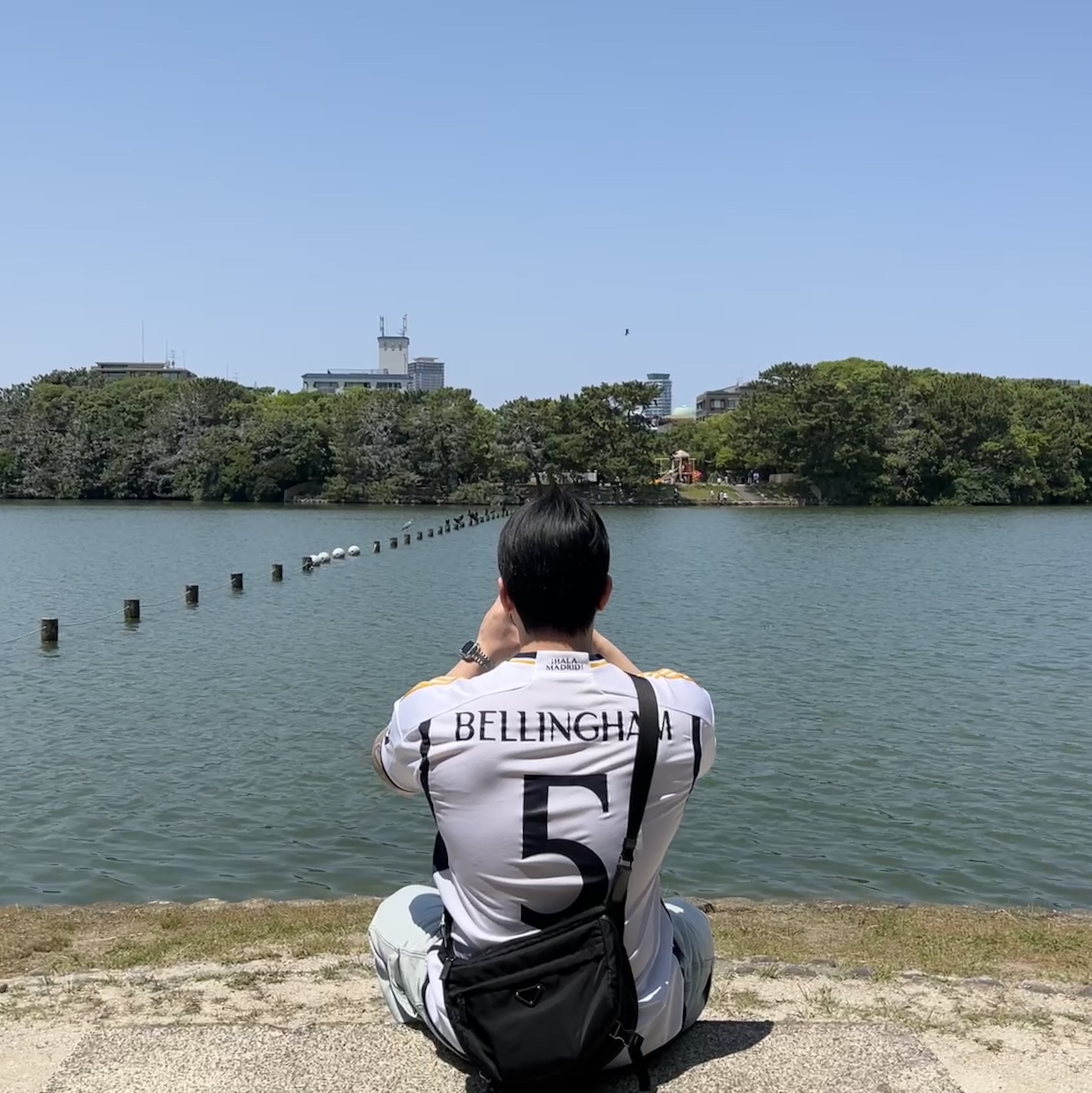 Adidas Real Madrid 2023/24 Home Jersey White - US Sizing (Non Marking Ver.), Adidas Real Madrid 2023/24 Home Jersey White - KR Sizing (Non Marking Ver.) 착용 스타일 - 1