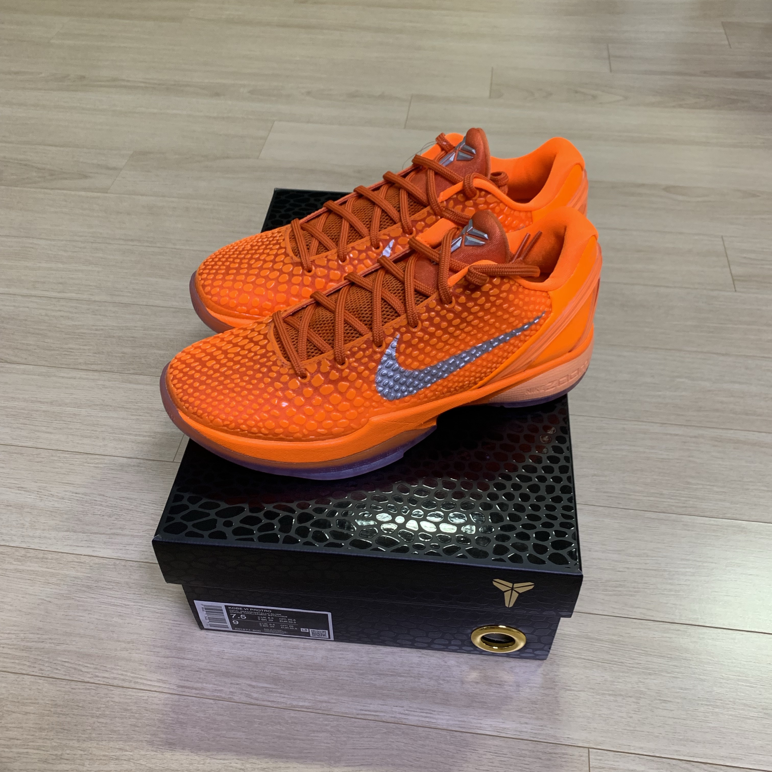 Nike Kobe 6 Protro Total Orange 착용 스타일 - 3